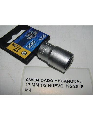 DADO HEGANONAL 17 MM 1/2