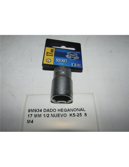 DADO HEGANONAL 17 MM 1/2