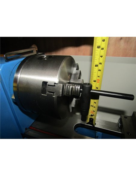 MINI TORNO MECANICO 350 MM ENTRE CENTROS 550W MONOFASICO LUNETA