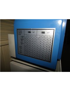 MINI TORNO CON BASE METALICA 350 MM ENTRE CENTROS MONOFASICO MEDIDA TOTAL CON BASE 1.00 X 75 CMS