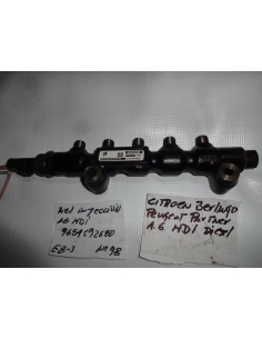 Riel inyeccion diesel Citroen Berlingo Peugeot Partner 1.6 HDI codigo 9654592680