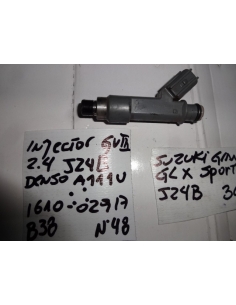 Inyector Denso A111U Suzuki Grand Vitara III 3G motor J24B codigo 1610 - 02917