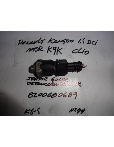Sensor de golpe detonacion Renault Kangoo Clio 1.5 diesel DCi motor K9K Codigo: 8200680689