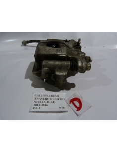 Caliper Freno Trasero Derecho Nissan Juke 2012 - 2016 