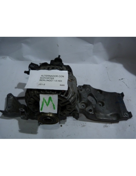 Alternador con soportes Citroen Berlingo 1.6 HDI 