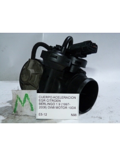 Cuerpo aceleracion EGR Citroen Berlingo 1.9 1997 - 2008 DW8  motor 10DX