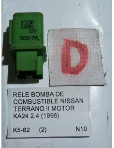 Relay rele bomba combustible Nissan Terrano II motor k424 2.4 1996 