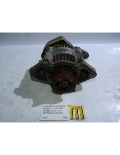 Alternador Suzuki Baleno 1.3 motor G13BB año 2000 detalle en polea