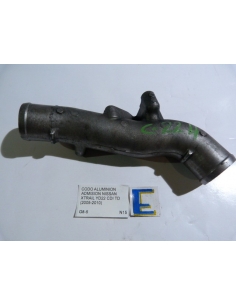 Codo aluminio admision Nissan Xtrail YD22 CDI TDN 2005 - 2010
