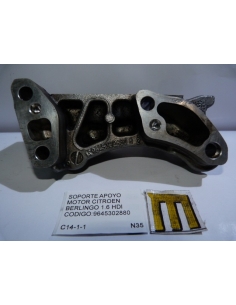 Soporte apoyo motor Citroen Berlingo 1.6 HDI codigo: 9645302880