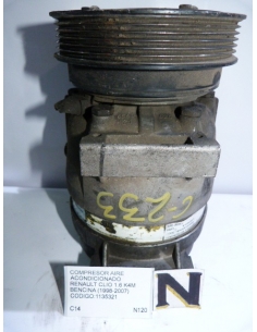 Compresor aire acondicionado Renault Clio 1.6 K4M bencinero 1998 - 2007 codigo: 1135321