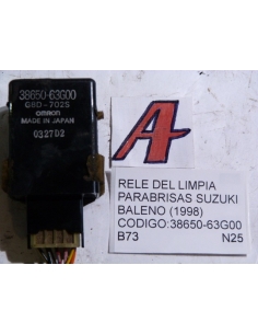 Relay rele limpia parabrisas Suzuki Baleno 1998 codigo: 38650 - 63G00