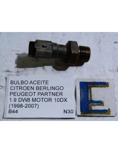 Bulbo Aceite Citroen Berlingo Peugeot Partner 1.9 DW8 Motor 10DX 1998 - 2007