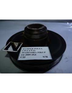 Damper polea cigueñal Mahindra Pick Up 2.6 2009 4x4 
