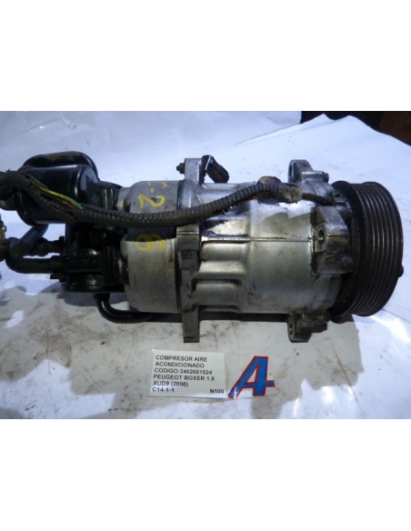 Compresor aire acondicionado Peugeot Boxer 1.9 XUD9 2000 codigo: 3402601524 