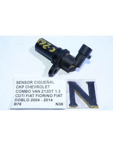 Sensor Posicion Cigueñal CKP Chevrolet Combo Van Z13DT 1.3 CDTI Fiat Fiorino Fiat Doblo 2004 - 2014
