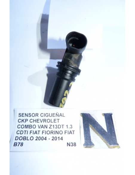 Sensor Posicion Cigueñal CKP Chevrolet Combo Van Z13DT 1.3 CDTI Fiat Fiorino Fiat Doblo 2004 - 2014