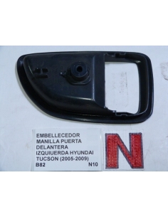 Embellecedor manilla puerta delantera izquierda Hyundai Tucson 2005 - 2009 