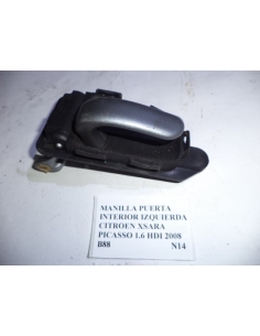Manilla puerta interior izquierda Ciroen Xsara Picasso 1.6 HDI 2008 