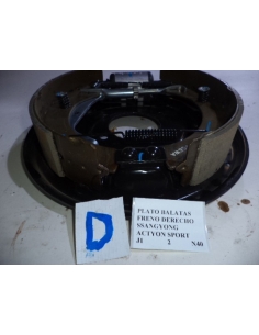 Plato balatas freno derecho Ssangyong Actyon Sport 