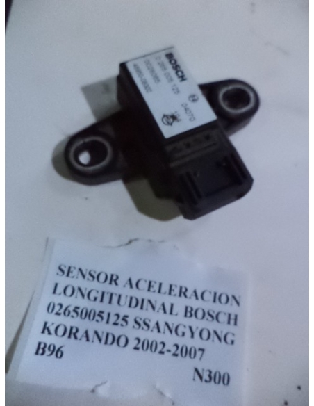 Sensor aceleracion longitudinal BOSCH 0265005125 Ssangyong Korando 4x4 2.9 2002 - 2007 