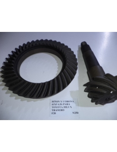 Piñon y corona trasero 41x9 para Toyota Hilux 