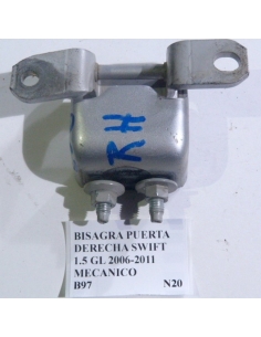 Bisagra inferior puerta derecha Suzuki Swift 1.5 GL 2006 - 2011 mecanico 