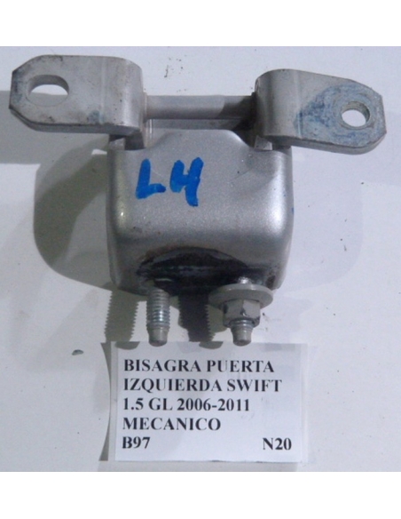 Bisagra inferior puerta izquierda LH  Suzuki Swift 1.5 GL 2006 - 2011 mecanico 