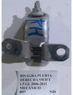 Bisagra superior puerta derecha Suzuki Swift 1.5 GL 2006 - 2011