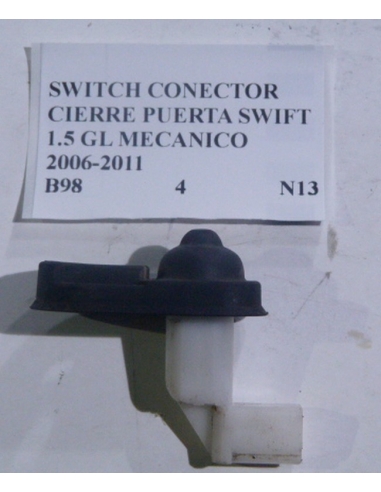 Switch conector cierre puerta Suzuki Swift 1.5 GL 2006 - 2011 mecanico