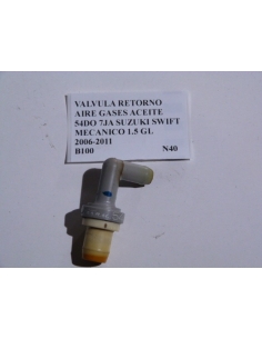 Valvula retorno aire gases aceite 54DO 7JA Suzuki Swift Mecanico 1.5 GL 2006 - 2011 