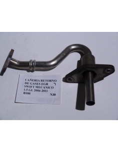 Cañeria retorno gases EGR Suzuki Swift mecanico GL 1.5 2006 - 2011