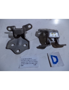 Par bisagras puerta delantera derecha Ssangyong Korando 2.9 4x4 2002 - 2007