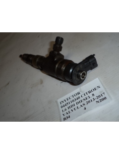 Inyector 0445110340 Citroen 1.6 HDI Diesel 8 valvulas 2013 - 2017 