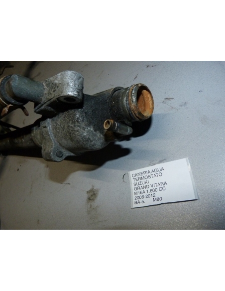 Cañeria agua termostato Suzuki Grand Vitara Motor M16A 1.600 CC 2006 - 2012