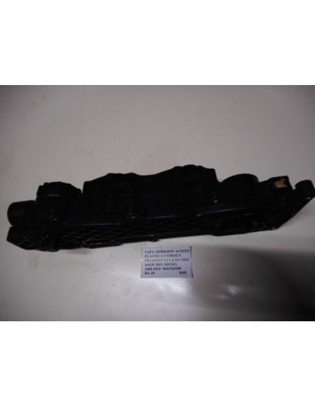 Tapa admision aceite plastica Citroen Peugeot C3 1.4 16V HDI 66KW 8HY Diesel 2008 - 2014 9641543280