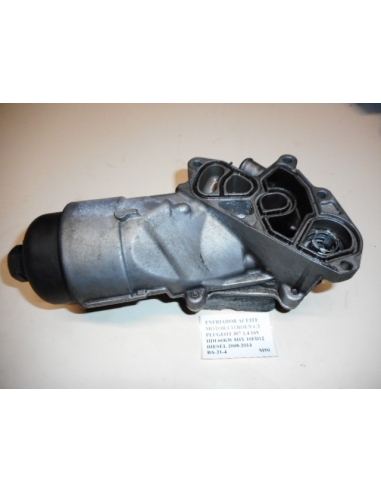 Enfriador aceite motor Citroen C3 Peugeot 307 1.4 16V HDI 66KW 8HY 10FD12 Diesel 2008 - 2014