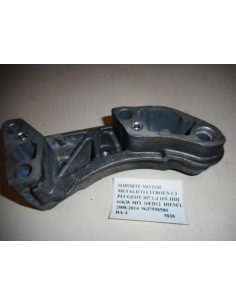 Soporte motor metalico Citroen C3 Peugeut 307 1.4 16V HDI 66KW 8HY 10FD12 Diesel 2008 - 2014