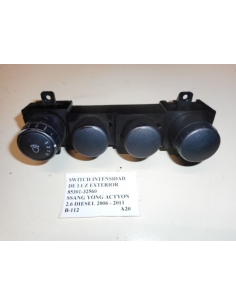 Switch intensidad de luz exterior 85301-32560 Ssangyong Actyon 2.0 Diesel 2006 - 2011 