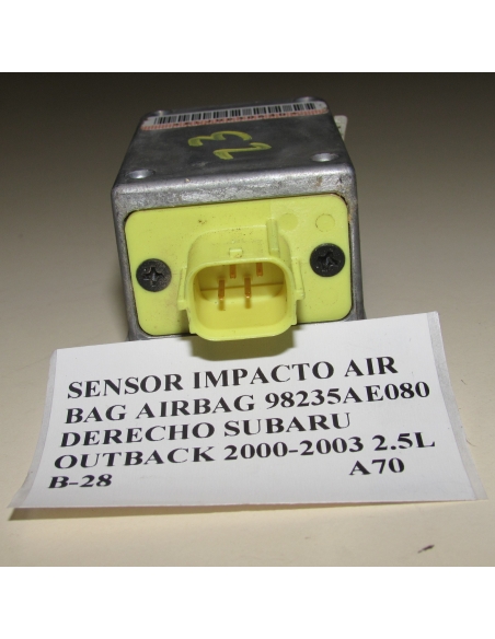 Sensor impacto airbag 98235AE080 derecho Subaru Outback 2.5 2000 - 2003