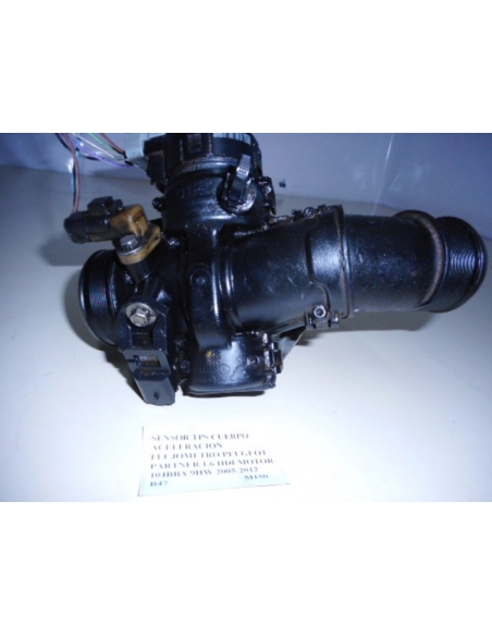 Sensor TPS cuerpo aceleracion flujometro Peugeot Partner 1.6 HDI motor 10JBBA 9HW 2005 - 2012