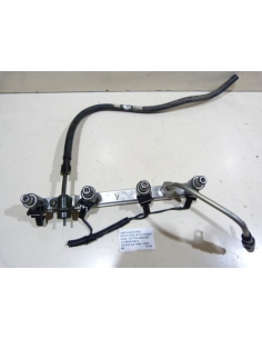 FLAUTA RIEL INYECCIÓN INYECTORES OPEL VECTRA MOTOR 2.0 BENCINA 8 VALVULAS 1995 - 2000