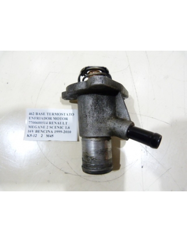 BASE TERMOSTATO ENFRIADOR MOTOR RENAULT MEGANE 2 SCENIC 1.6 16V BENCINA ...