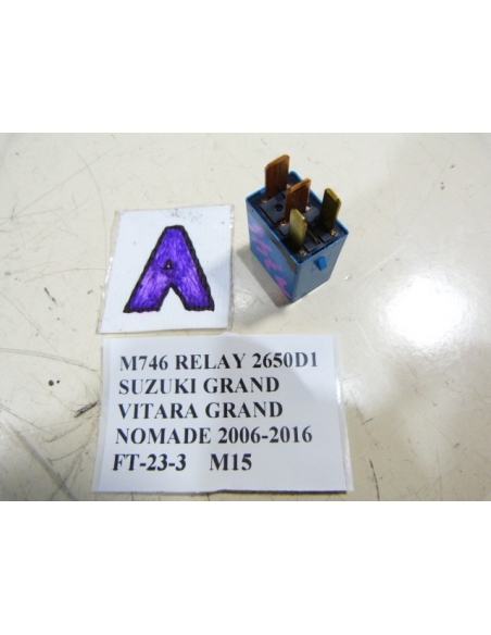 RELAY 2650D1 SUZUKI GRAND VITARA GRAND NOMADE 2006-2016