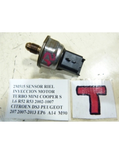 SENSOR RIEL INYECCION MOTOR TURBO MINI COOPER S 1.6 R52 R53 2002-2007 CITROEN DS3 PEUGEOT 207 2007-2013 EP6