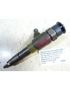 INYECTOR 0445110566 MOTOR BH02 10JBHB BLUE HDI PEUGEOT PARTNER 207 208 308 1.6 HDI CITROEN BERLINGO C3 PICASSO