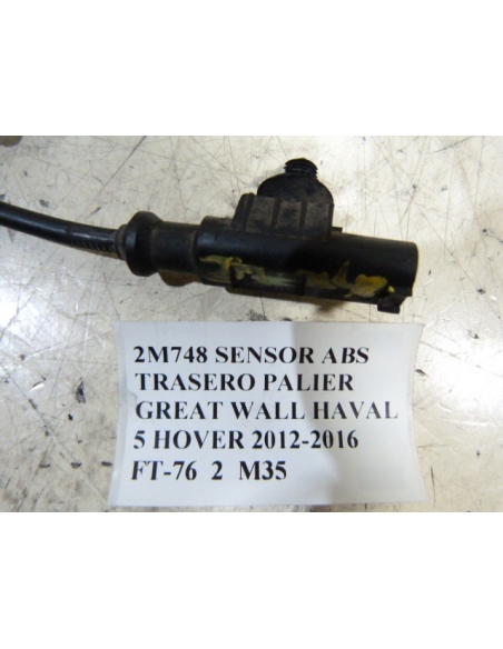 SENSOR ABS TRASERO PALIER  GREAT WALL HAVAL 5 HOVER 2012-2016