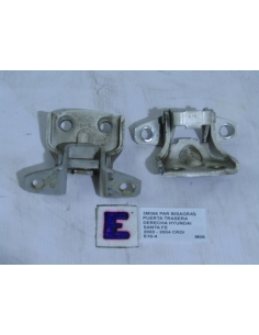 PAR BISAGRA PUERTA TRASERA DERECHA HYUNDAI SANTA FE 2000 - 2004 CRDI