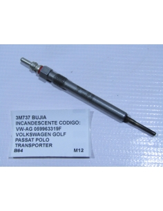 BUJIA INCANDESCENTE CODIGO: VW-AG 059963319F VOLKSWAGEN GOLF PASSAT POLO TRANSPORTER