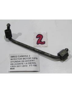 3M932 CAÑERIA 2 INYECTOR MOTOR D4FB HYUNDAI I30 ACCENT RB AVANTE 1.6